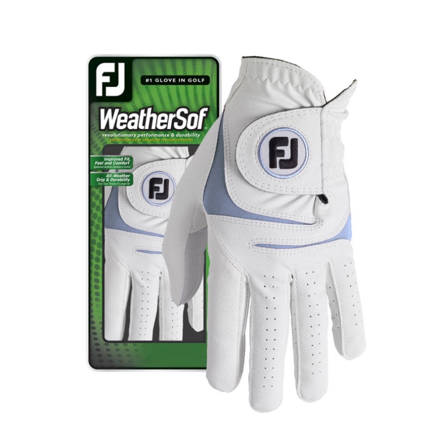 White-Blue Footjoy CA WeatherSof