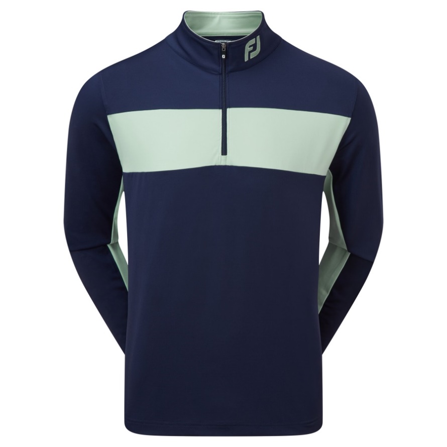 Footjoy CA Engineered Chest Stripe Chill-Out Navy-Green