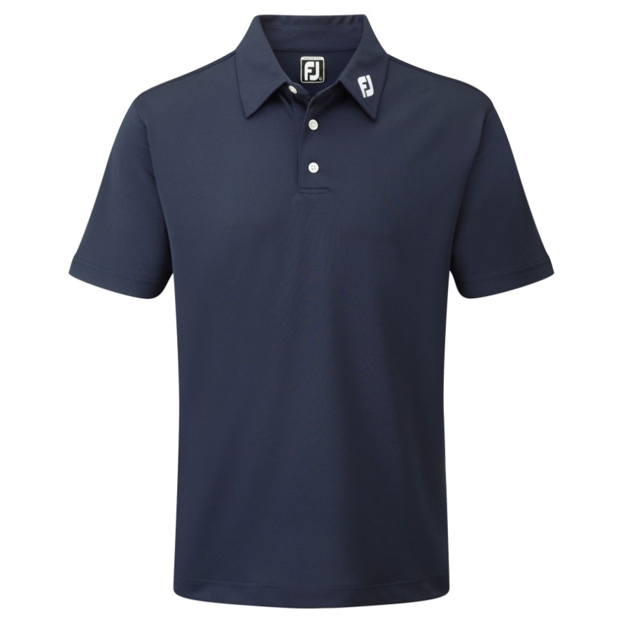 Navy Stretch Pique Solid Footjoy CA