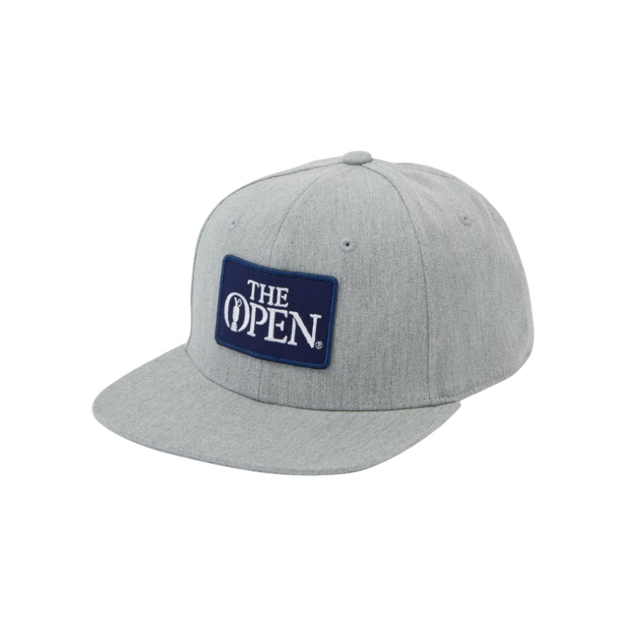 Heather Grey Footjoy CA Open Flat Brim Cap