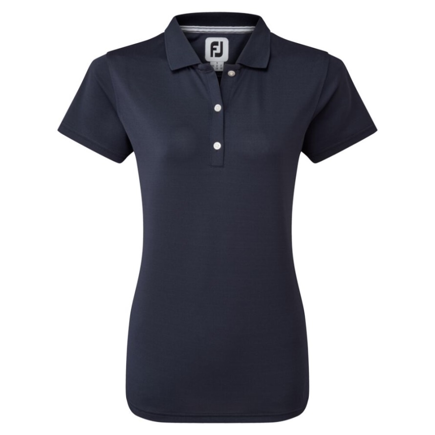Navy Footjoy CA Stretch Pique Solid