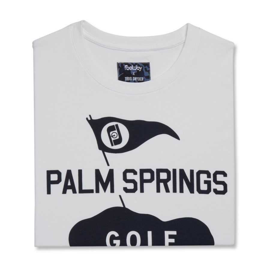 White Graphic Jersey Tee Footjoy CA