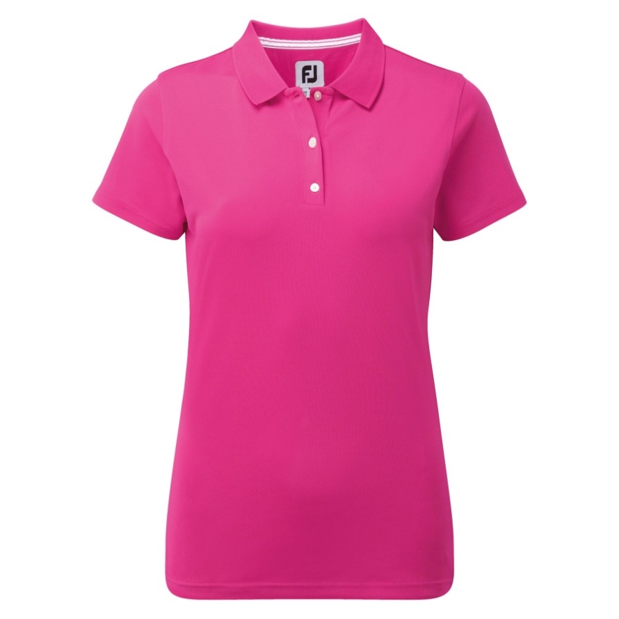 Stretch Pique Solid Women Footjoy CA Berry