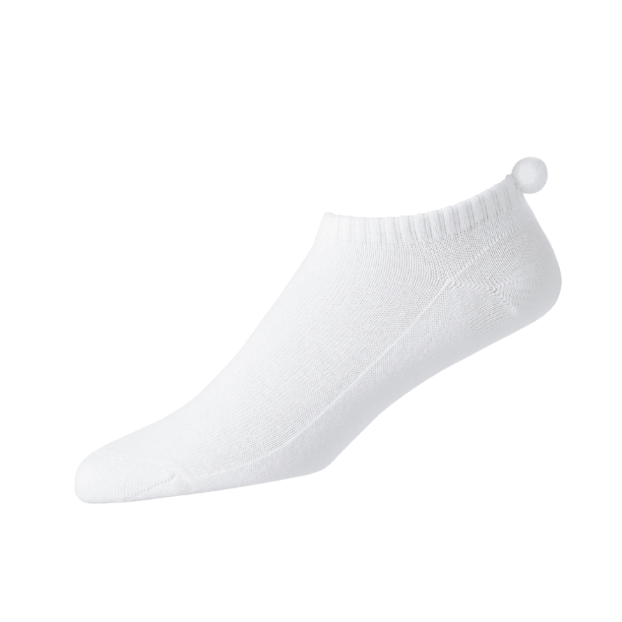White ProDry Lightweight Pom Pom Women Footjoy CA