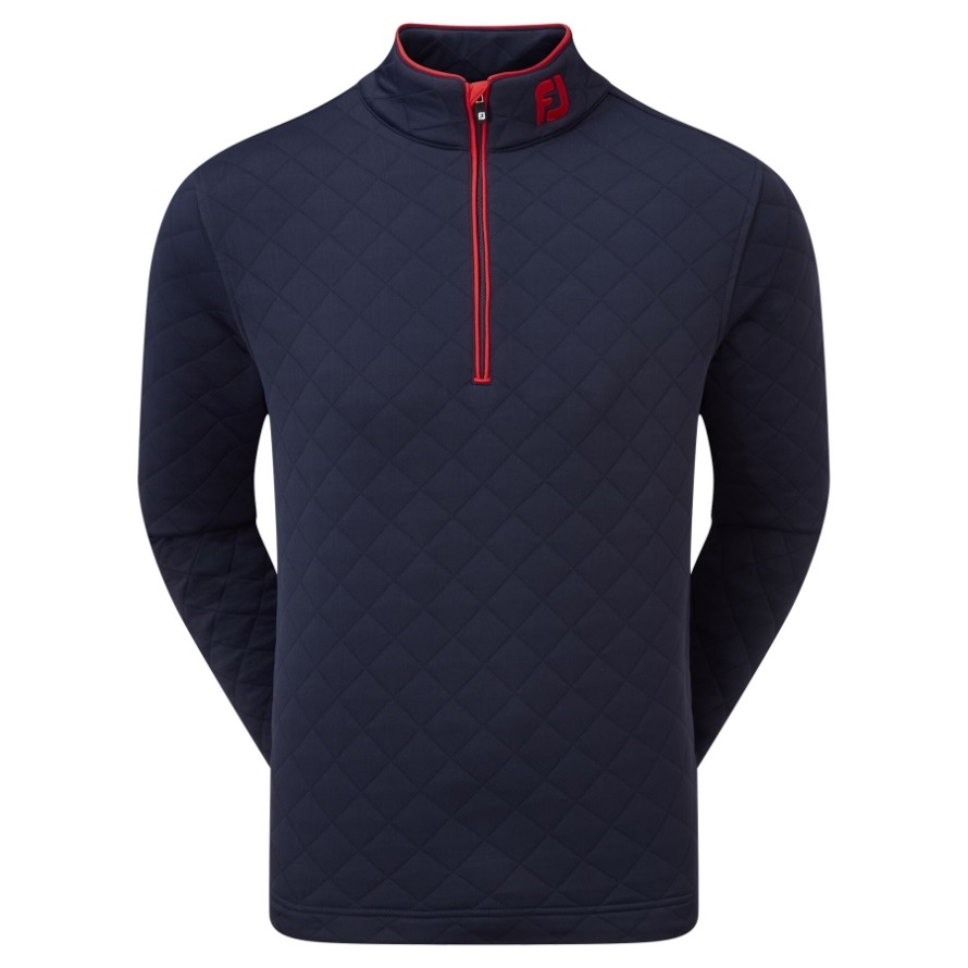 Footjoy CA Navy-Red FJ Diamond Jacquard Chill-Out