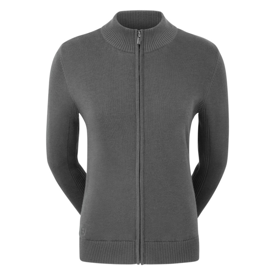 Footjoy CA Full-Zip Lined Pullover Women Charcoal