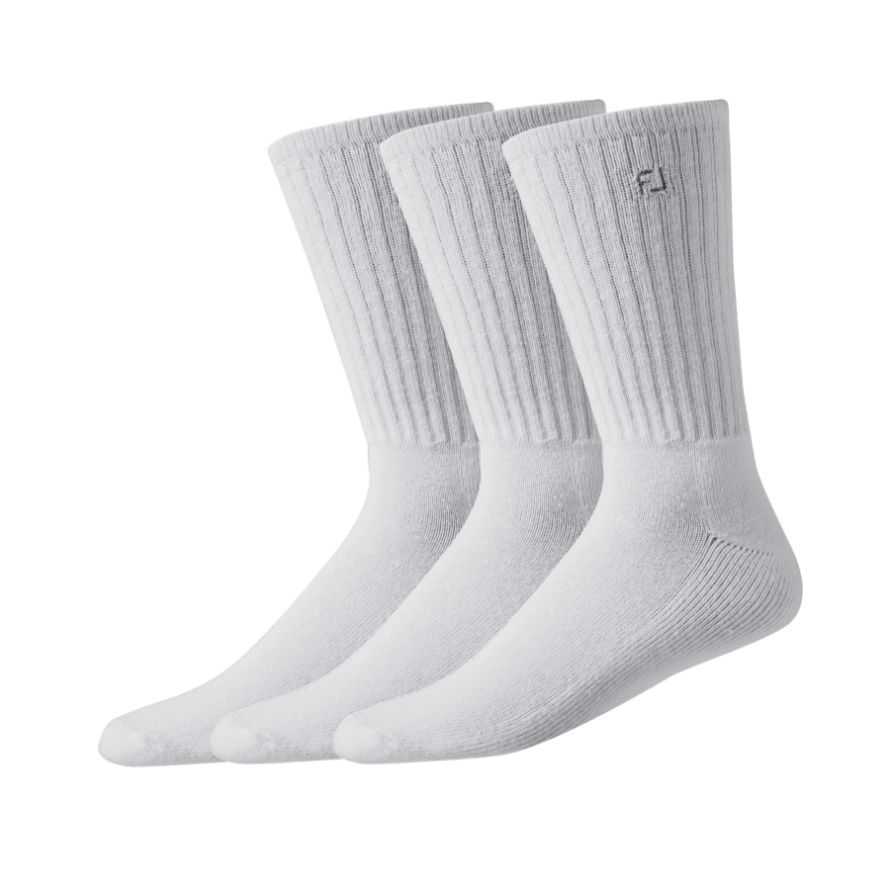 ComfortSof Crew 3 Pair Pack Footjoy CA White