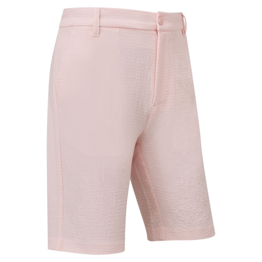 Footjoy CA Pink Performance Seersucker Shorts