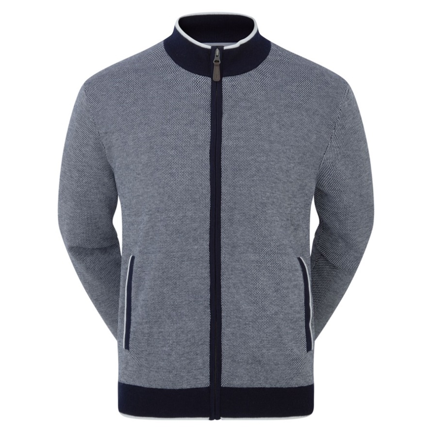 Navy Full-Zip Lined Pullover Footjoy CA