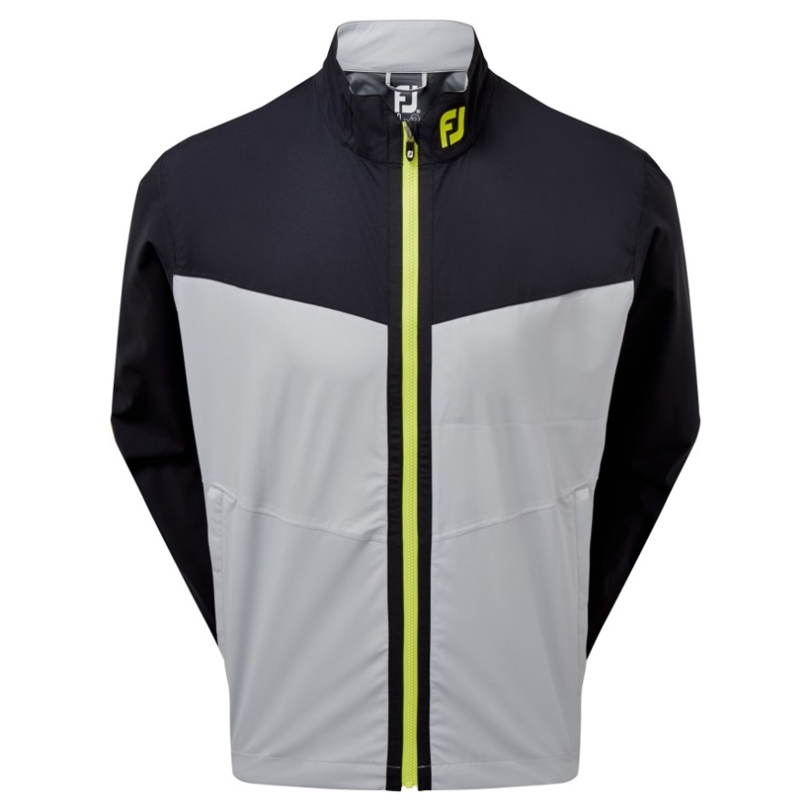 FJ HydroLite Jacket Black-Grey-Lime Footjoy CA