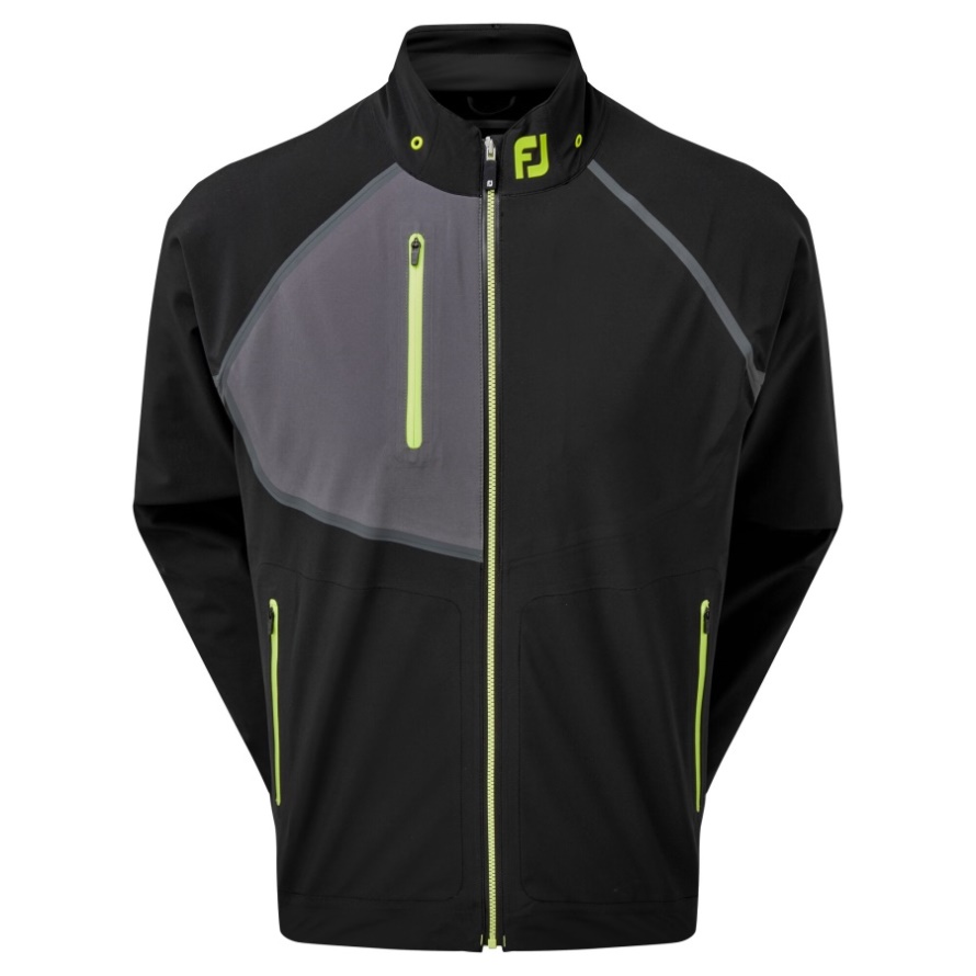Black-Charcoal-Lime FJ HydroTour Jacket Footjoy CA