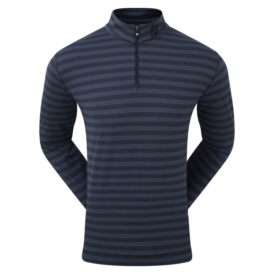 Navy Footjoy CA Peached Jersey Tonal Stripe Chill-Out