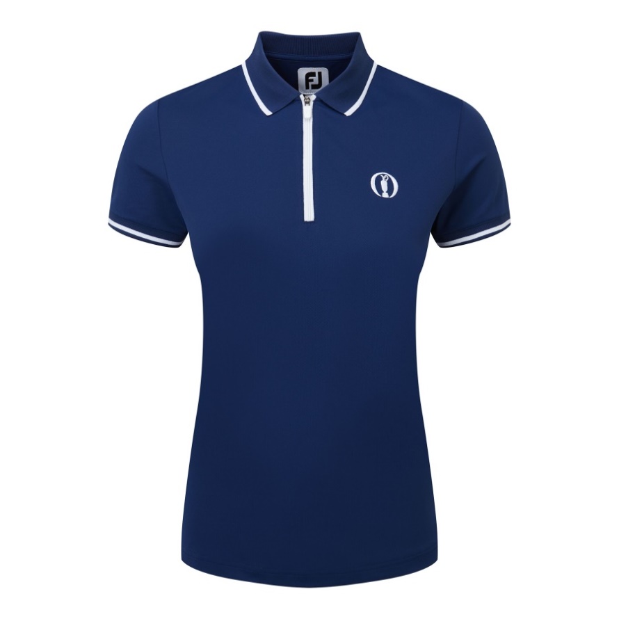 Open Zip Polo Women Open Blue Footjoy CA