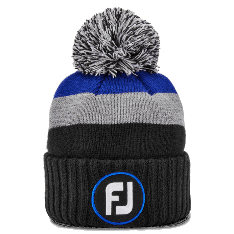 Black-Grey-Royal Footjoy CA FJ Bobble Hat