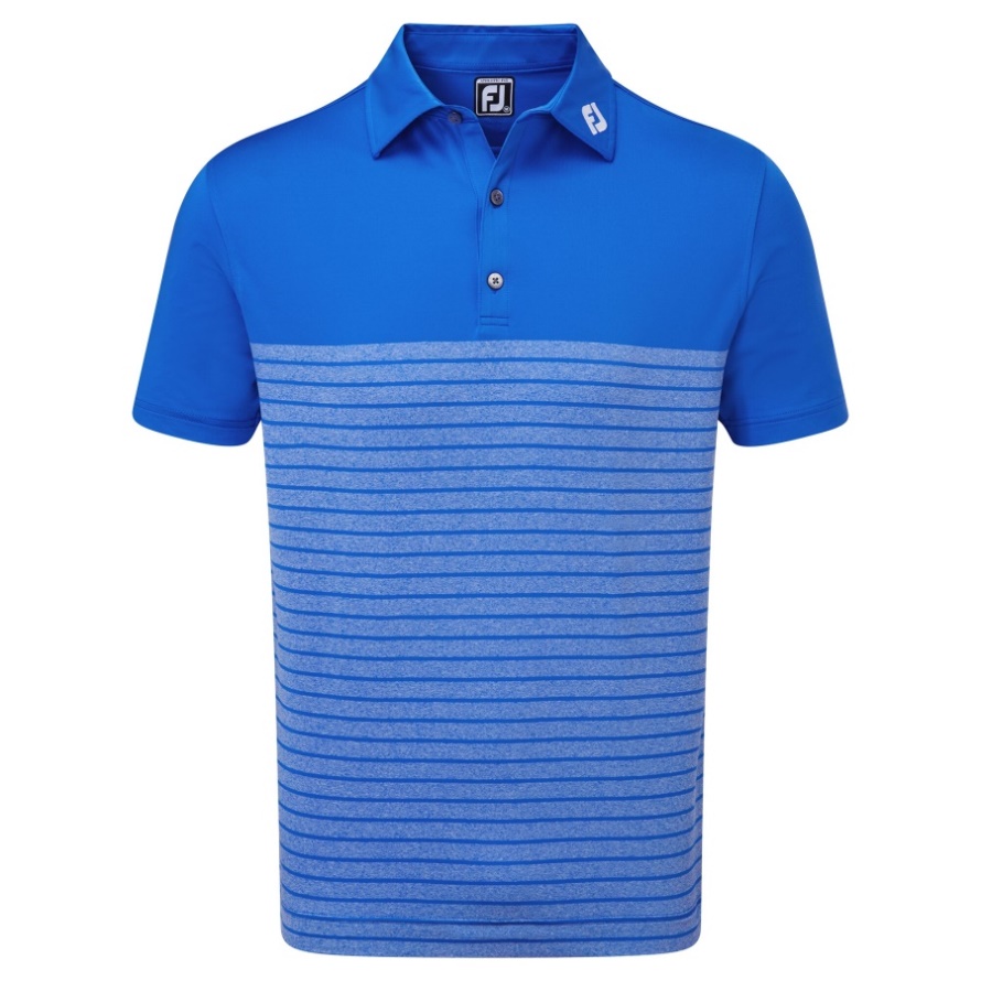 Blue Footjoy CA Engineered Heather Stripe Lisle