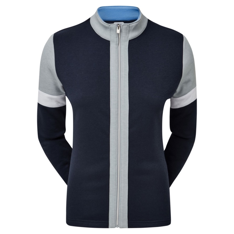Footjoy CA Women's Full-Zip Blocked Midlayer Navy