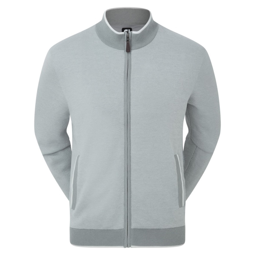 Full-Zip Lined Pullover Grey Footjoy CA