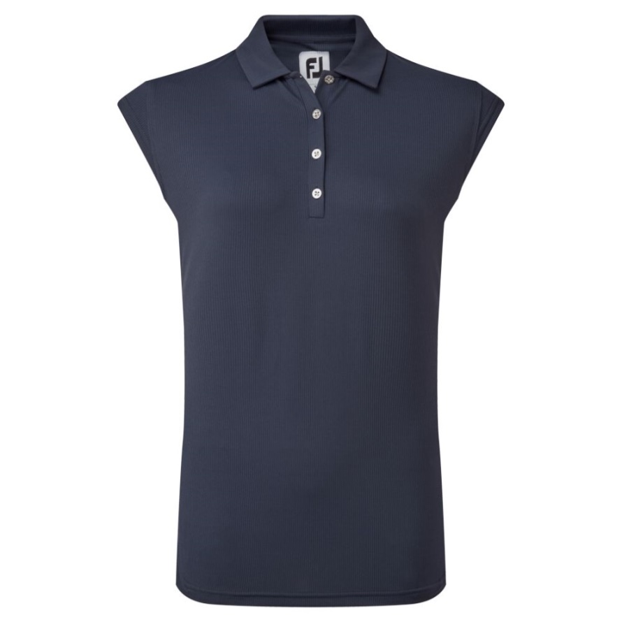 Cap Sleeve Rib Knit Footjoy CA Navy