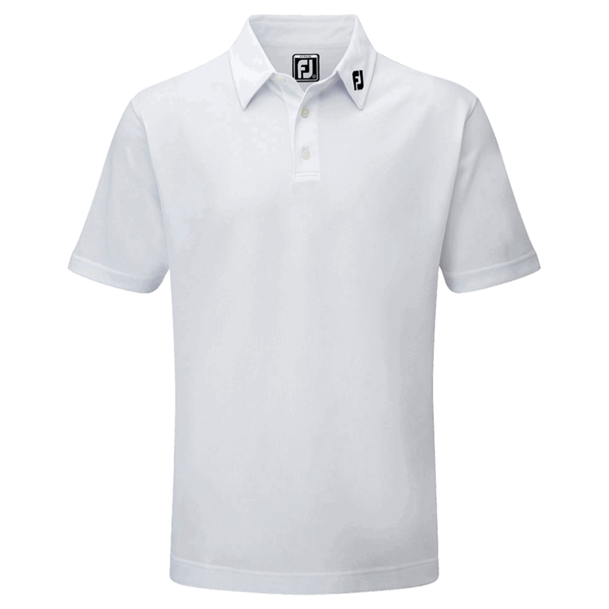 Junior Stretch Pique Solid White Footjoy CA