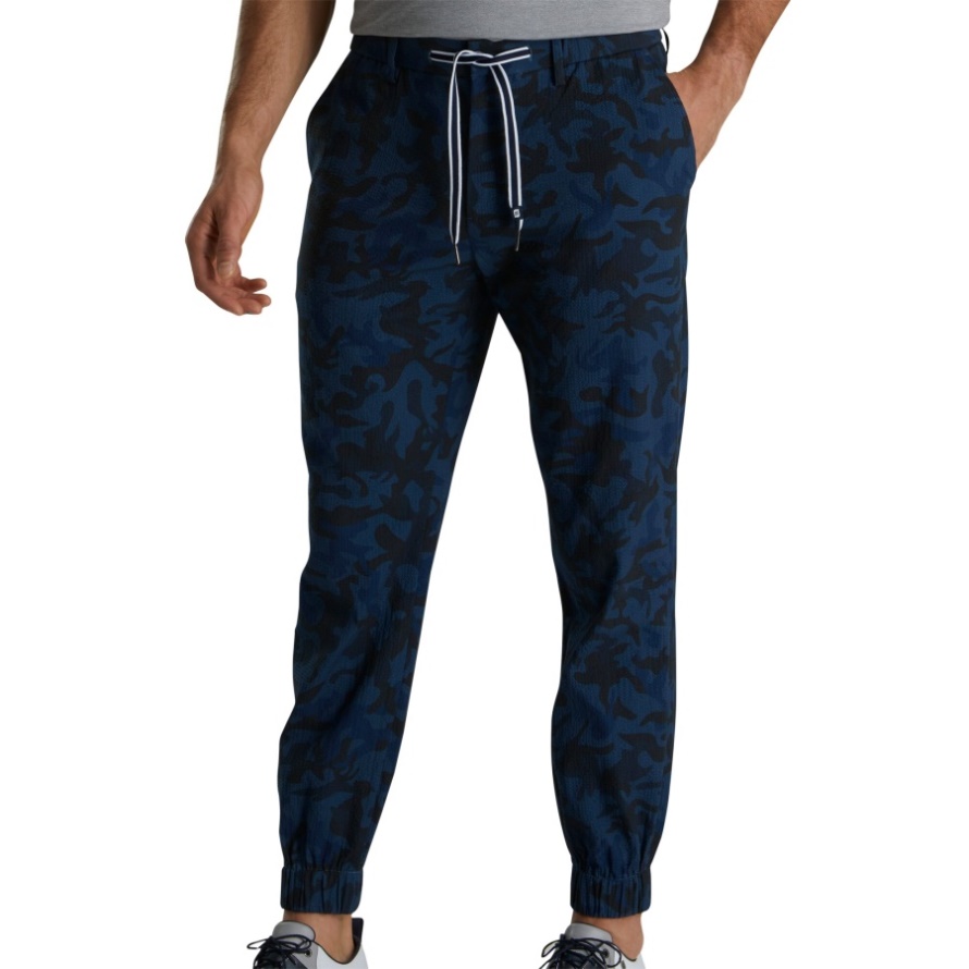 Seersucker Jogger Footjoy CA Blue Camo