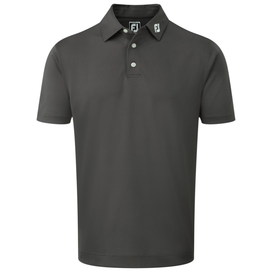 Footjoy CA Charcoal Stretch Pique Solid