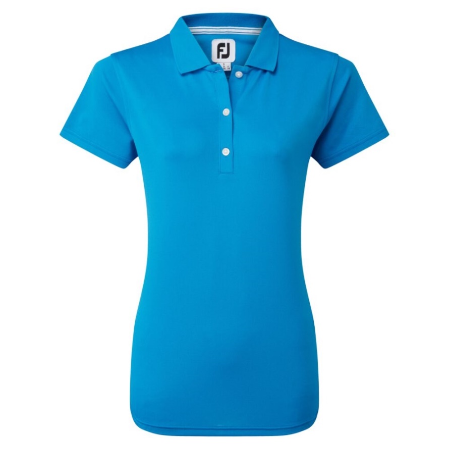 Footjoy CA Cobalt Stretch Pique Solid